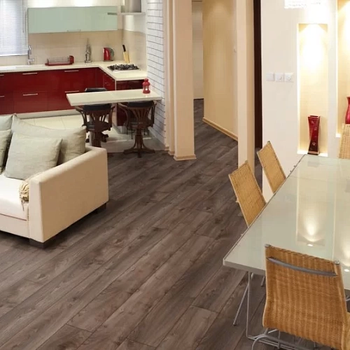 ДУБ КОРИЧНЕВЫЙ МАКРО ЛАМИНАТ  KRONOTEX  MAMMUT ламинат для пола